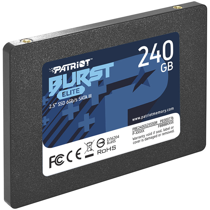 Disque SSD Interne Patriot Burst Elite 240 Go 2.5" SATA III