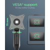 Support Gaming ICY BOX IB-MSG303BL-T pour écran / 32" / RGB / HUB