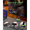 Support Gaming ICY BOX IB-MSG303BL-T pour écran / 32" / RGB / HUB