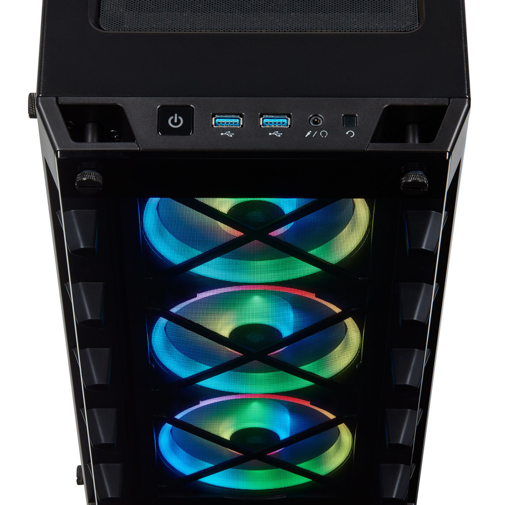 Boitier Gamer CORSAIR ICUE 465X RGB / Noir