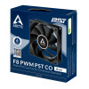 Ventilateur de boîtier Arctic F8 PWM PST CO / 80mm / Noir