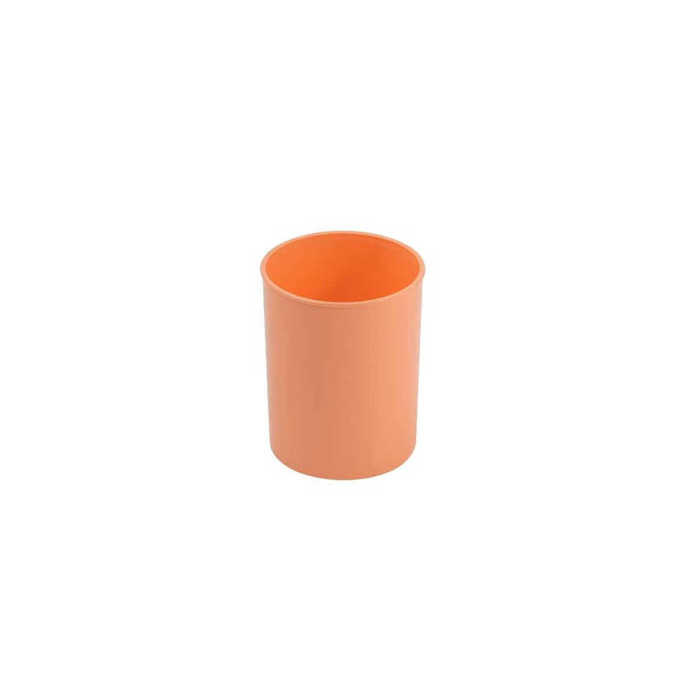Pot à crayons rond Faibo opaque / orange