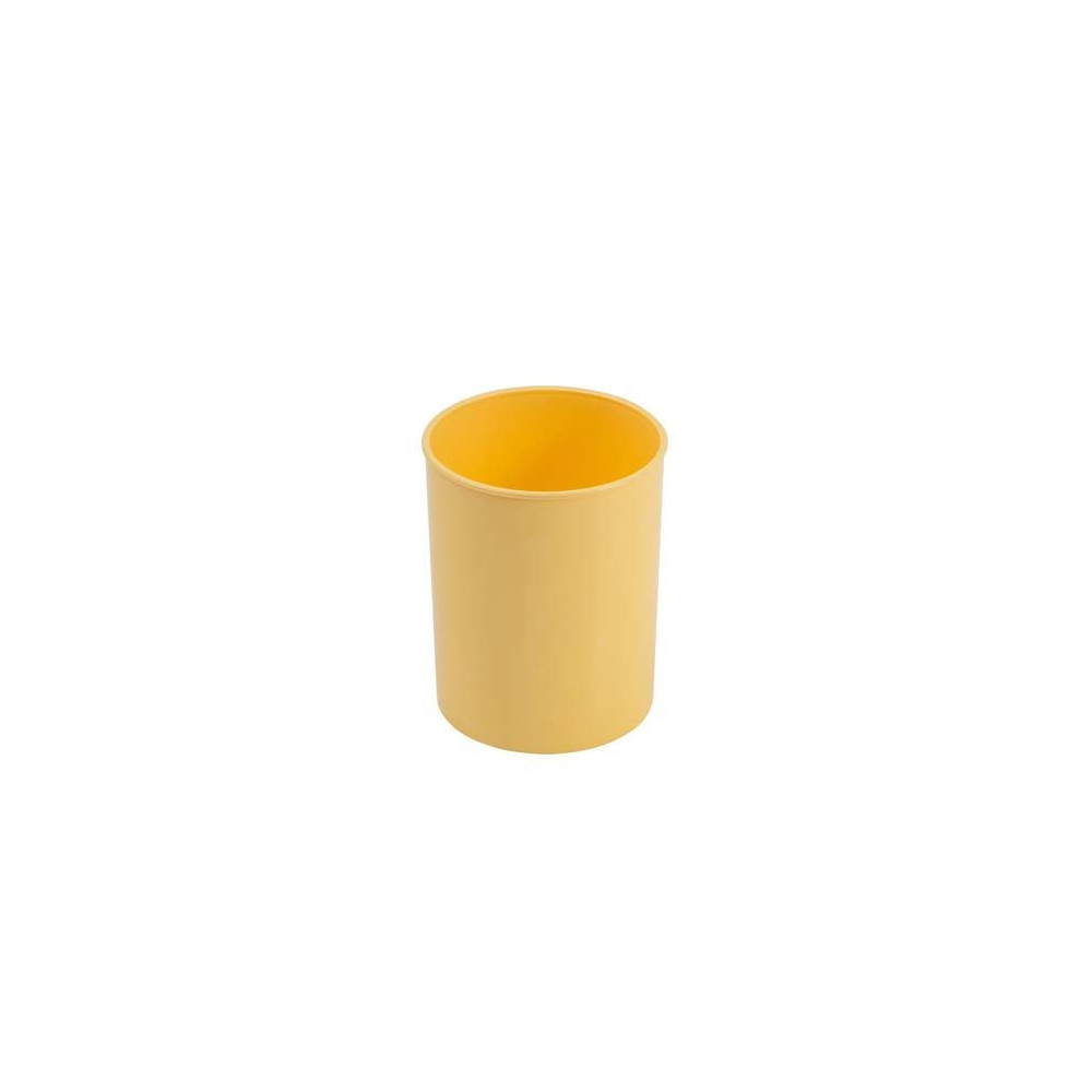Pot à crayons rond Faibo opaque / Jaune