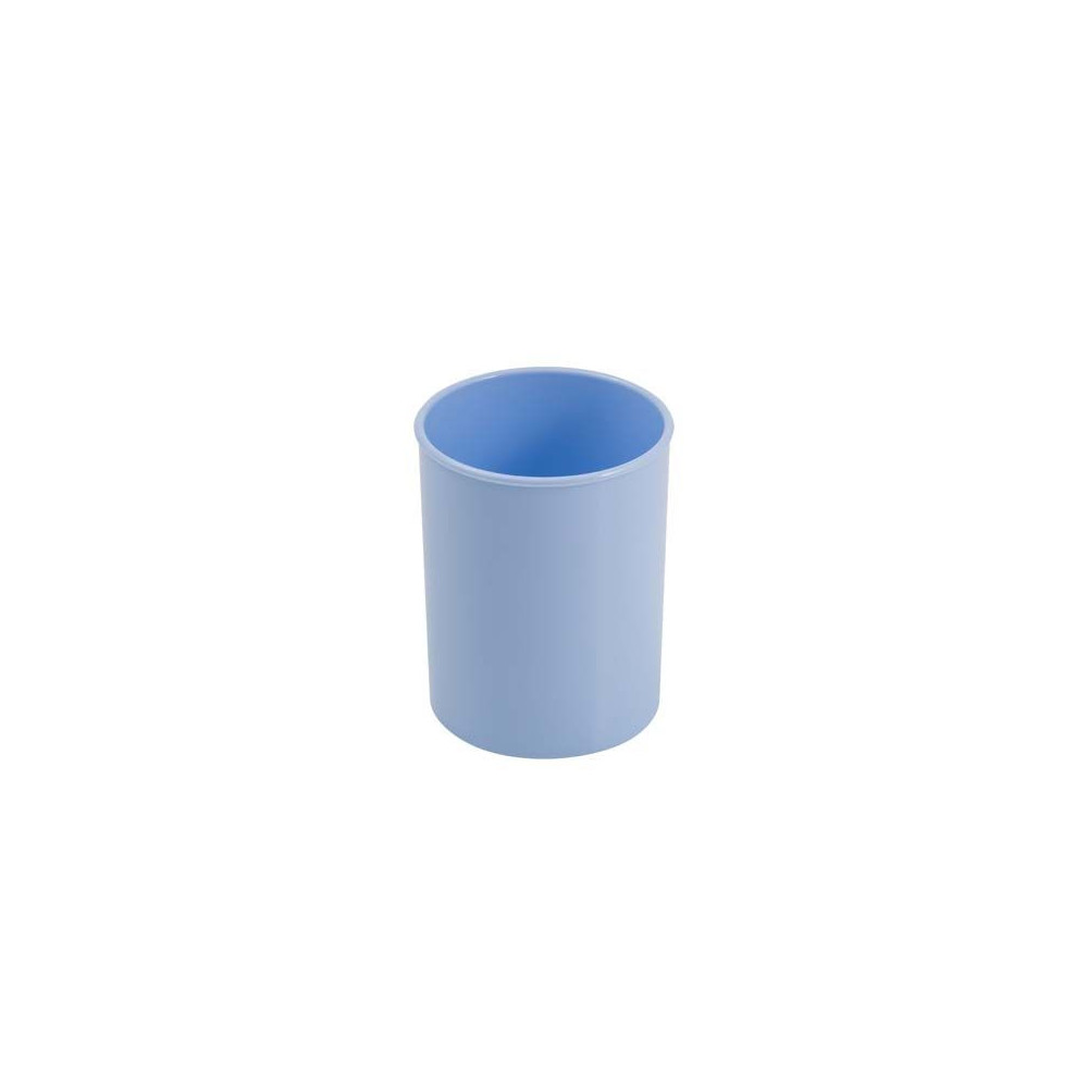 Pot à crayons rond Faibo opaque / bleu pastel