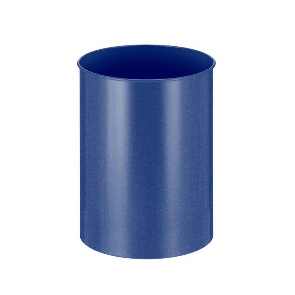 Pot à crayons rond Faibo opaque / bleu
