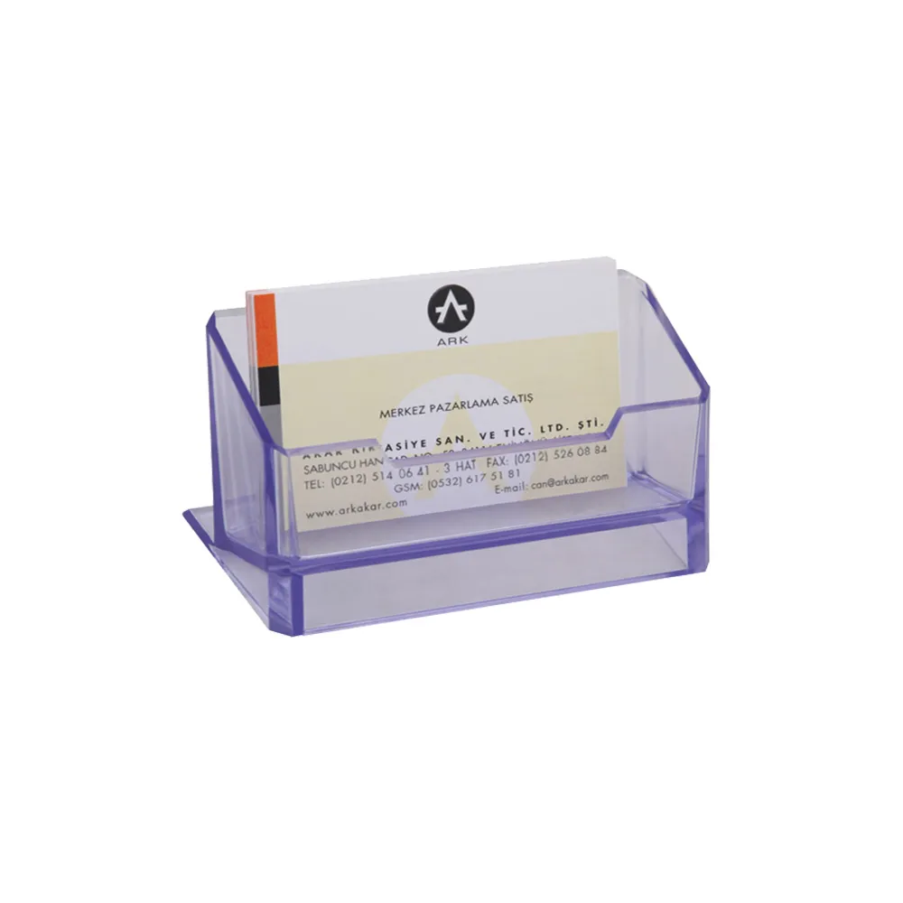Porte carte visite en Plexi Ark Transparent