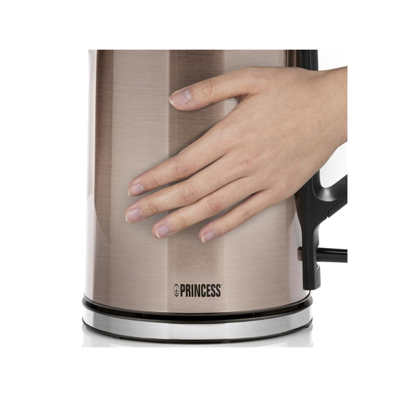 Bouilloire Électrique Inox à Double Parois - Cool Touch Princess 236024 -  1,5L, 2200W, Isolation Thermique - Tunisie