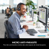 Casque-micro USB Logitech H390 / Noir