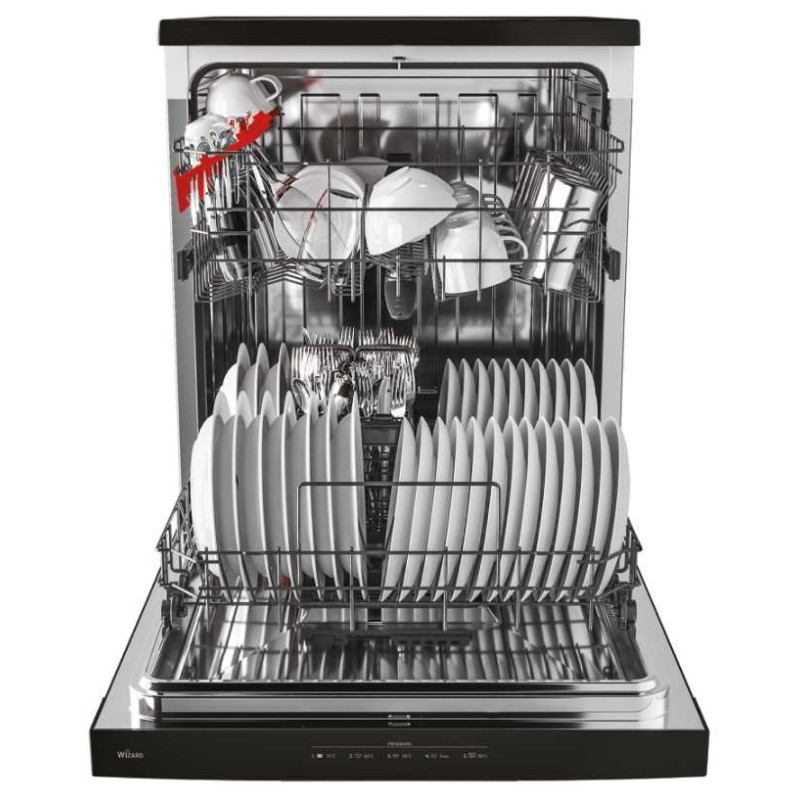 Lave-vaisselle Hoover HSPN 1L390PA-80E / 60 cm / 13 Couverts / Noir