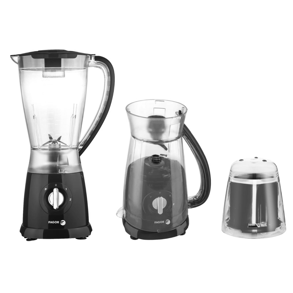 Blender Fagor FG649 / 500W + Mini Hachoir / Noir