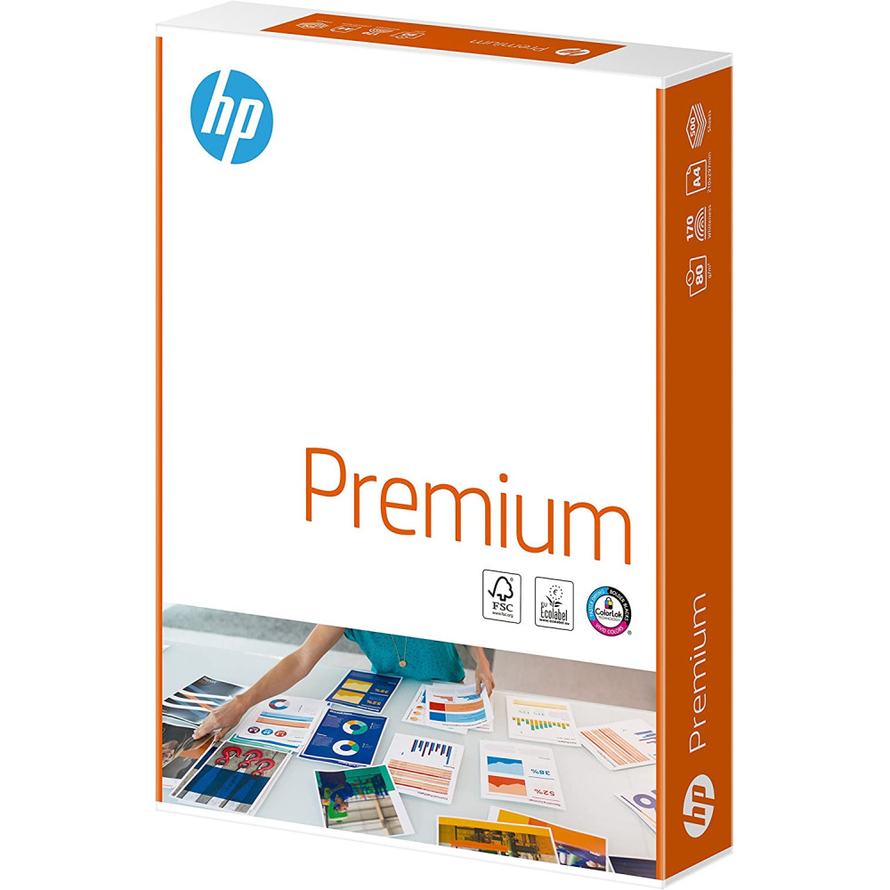 Rame papier HP Premium A4 80g/m²  / 500 Papiers