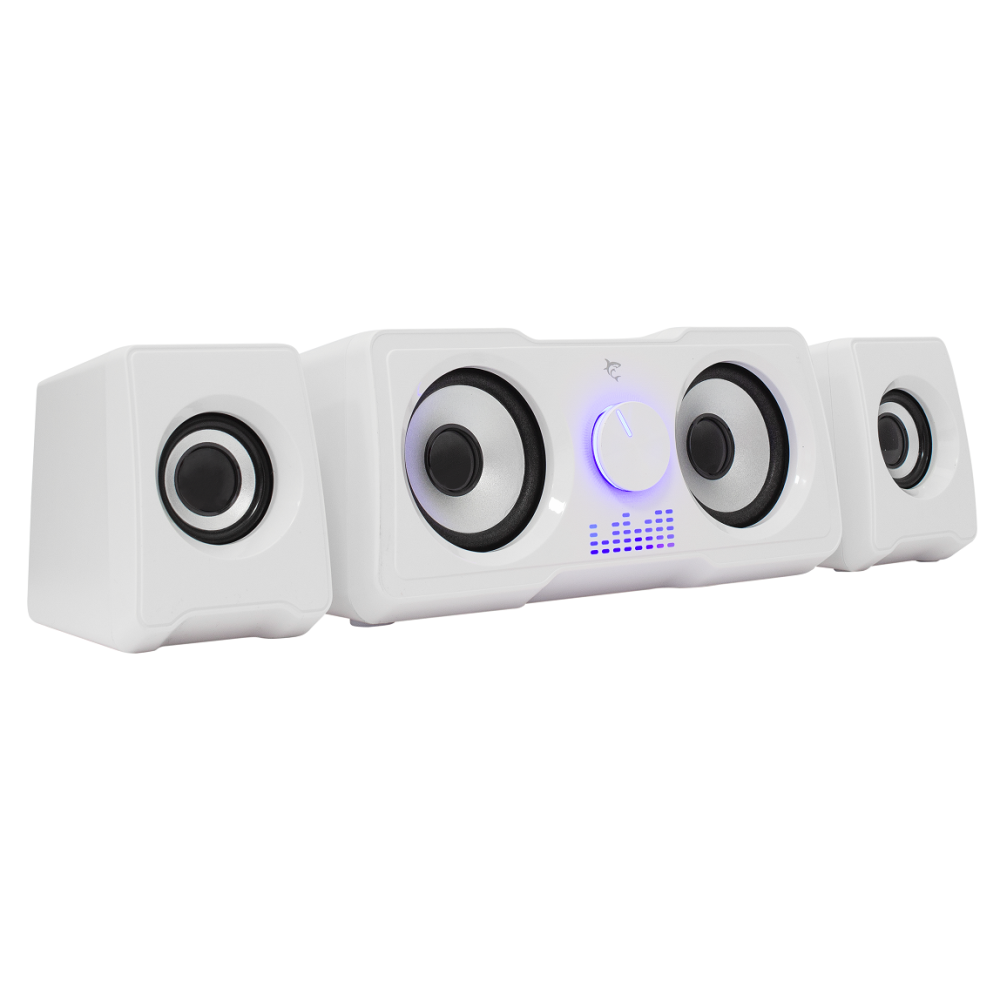 Haut Parleur White Shark MOOD White