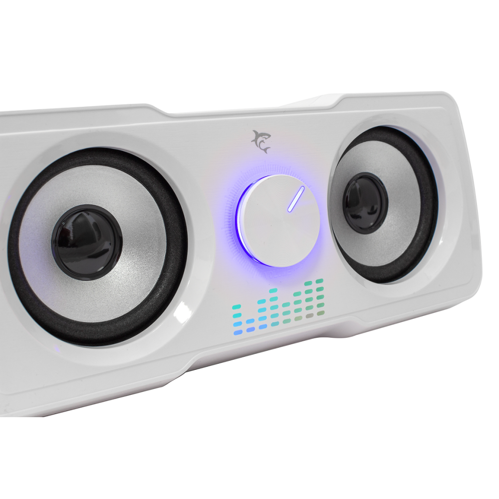 Haut Parleur White Shark MOOD White