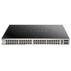 Switch Gigabit PoE D-Link 54 ports Lite Layer 3 Empilable