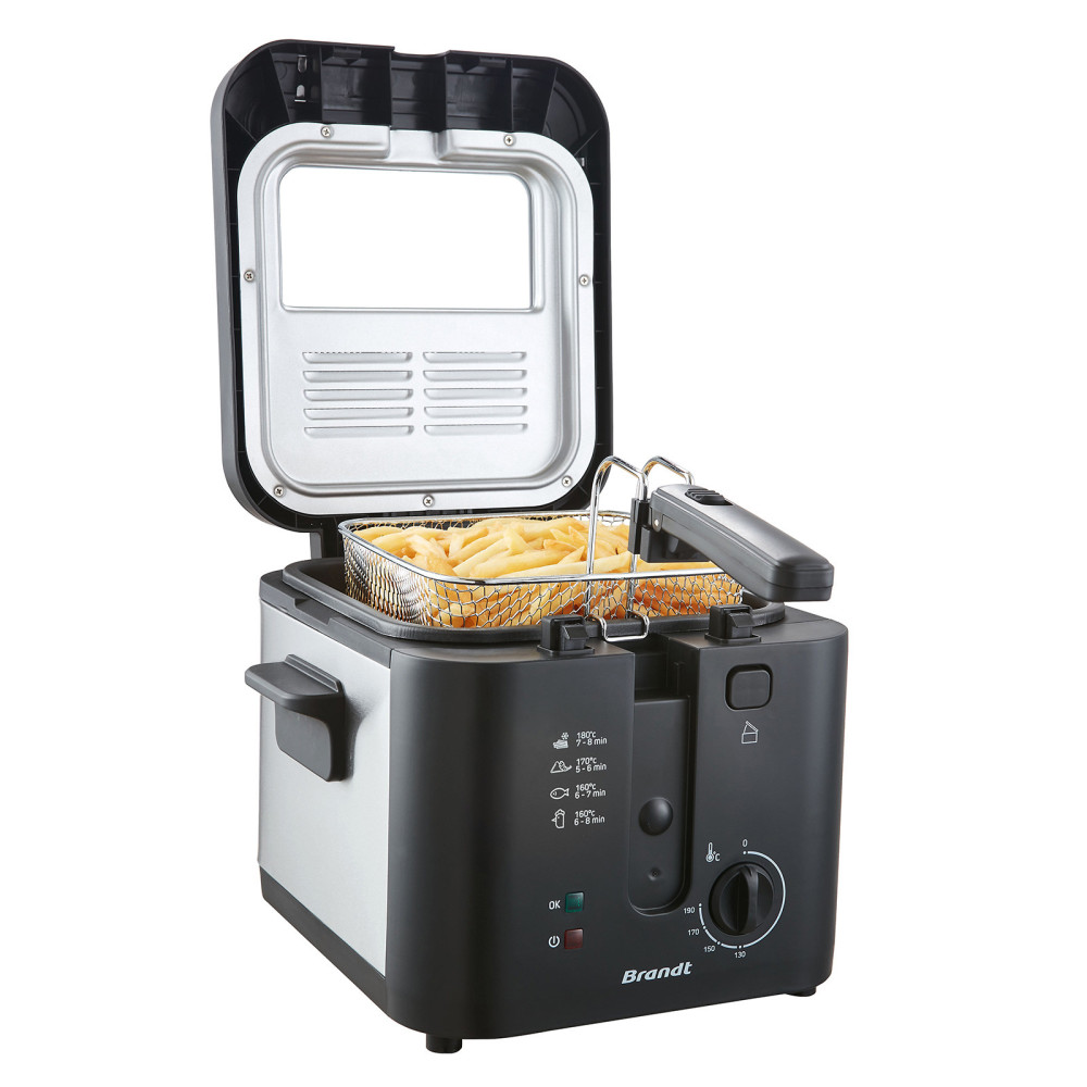 Friteuse Brandt FRI25X2 / 1600 W / Acier inoxidable