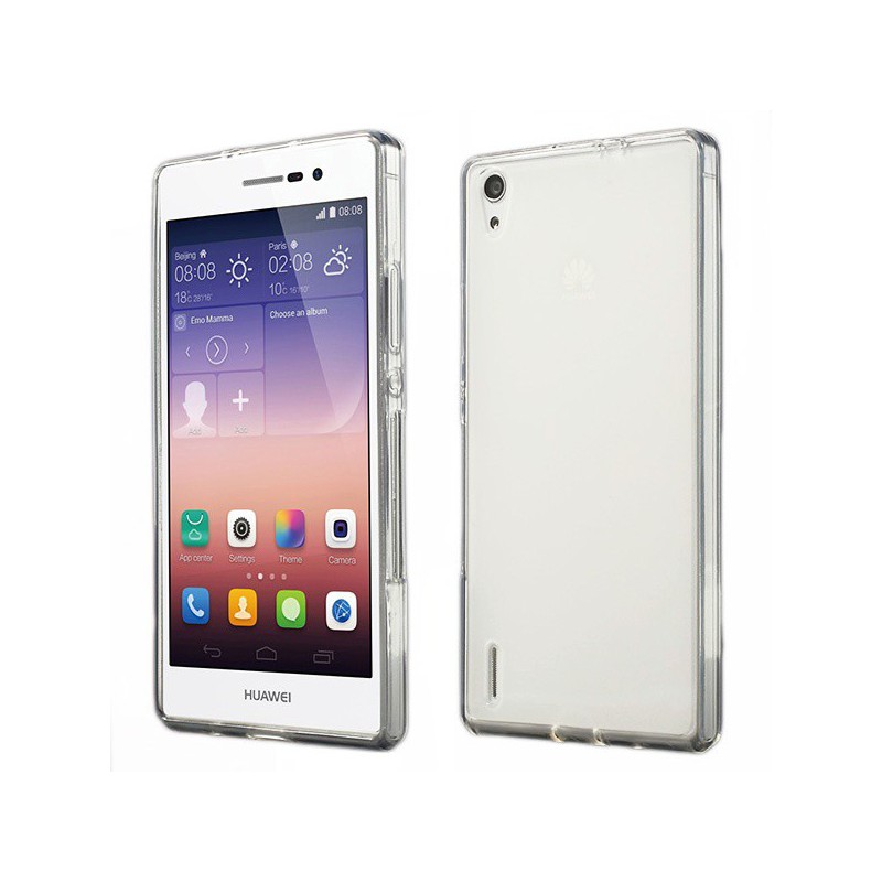 Etui en Silicone Pour Huawei Ascend P7 / Transparente