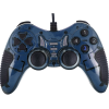 Manette de jeu avec double vibration Macro / Bleu