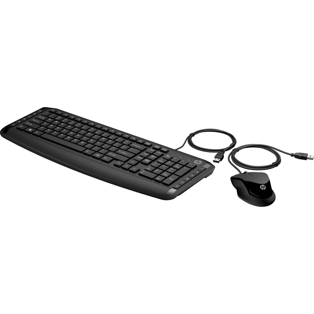 Ensemble Clavier et Souris Filaires USB HP Pavilion 200 / Noir