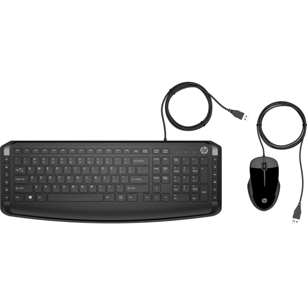 Ensemble Clavier et Souris Filaires USB HP Pavilion 200 / Noir