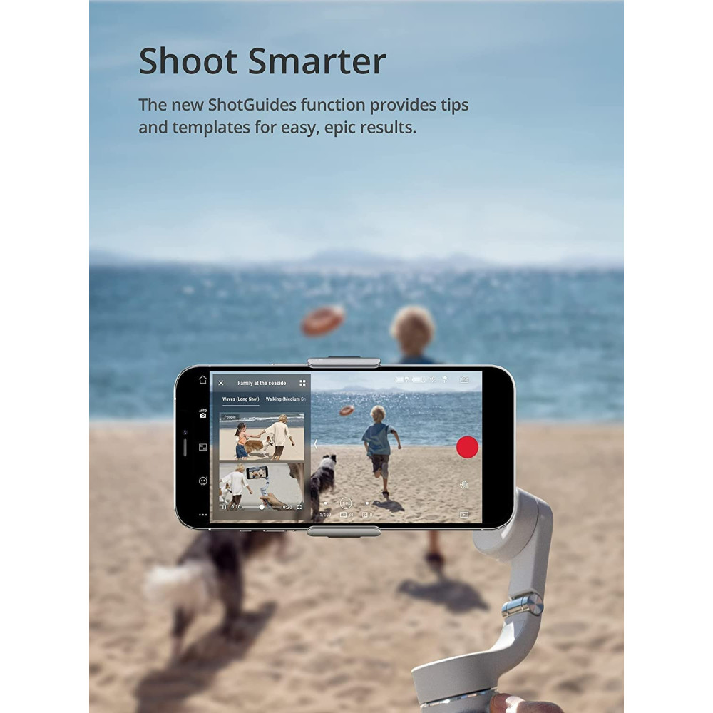 Stabilisateur pour smartphone DJI OM 5 / Blanc