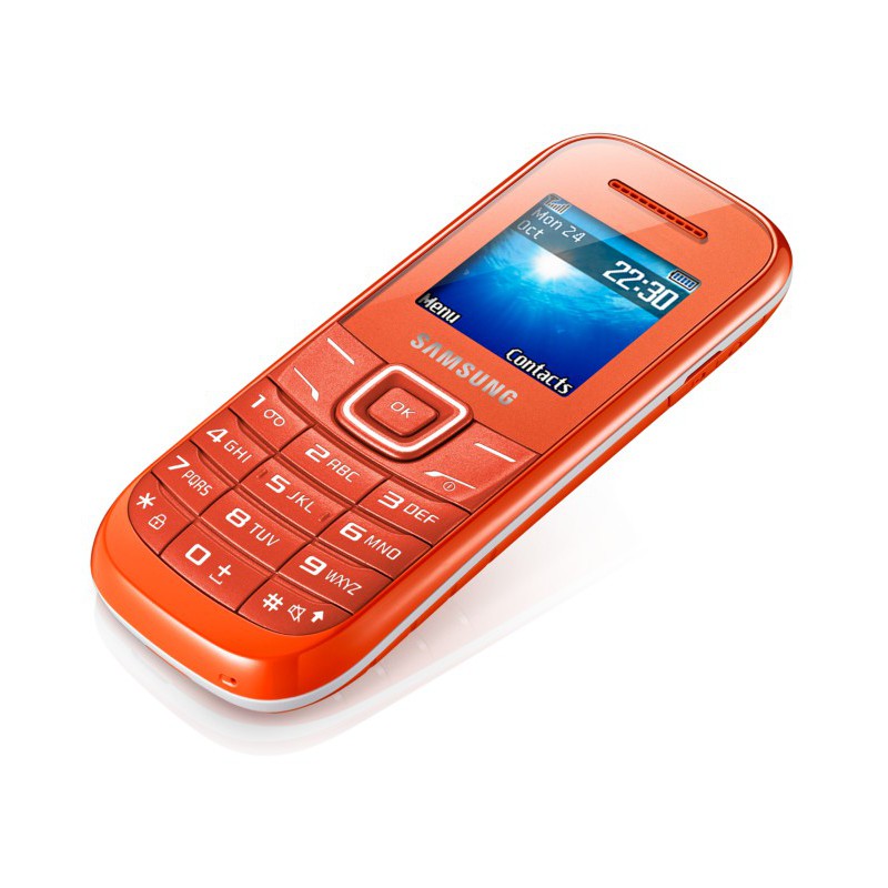 Téléphone Portable Samsung E1200R / Orangé
