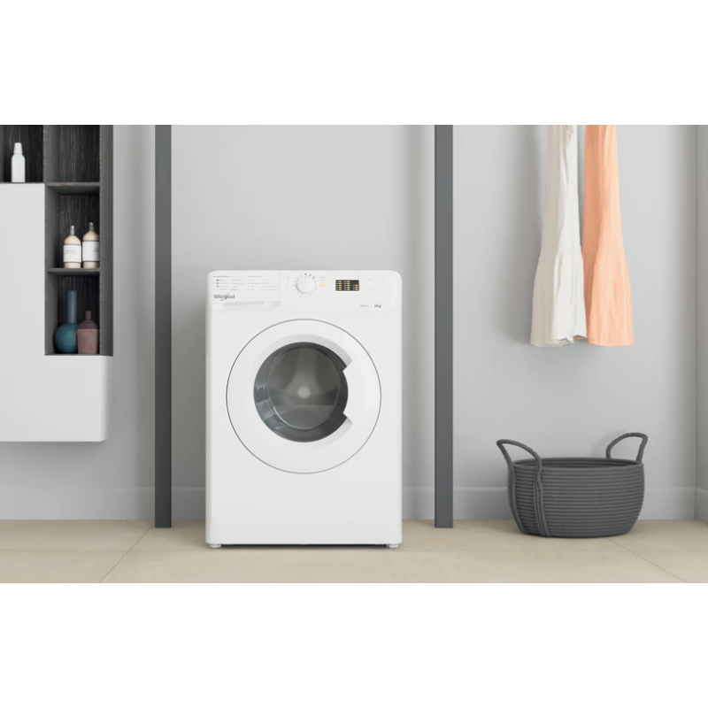 Machine à laver Whirlpool Hublot posable WMTA 6101 NA / 6 Kg / Blanc