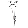 Support Murale Hama TILT TV Wall Bracket 3 Stars / 165 cm (65")