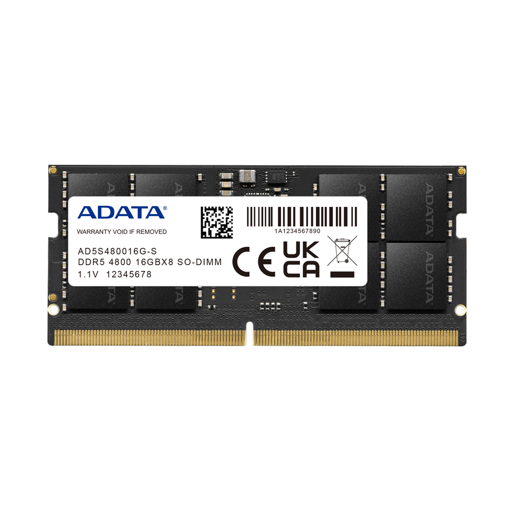 Barrette Mémoire SoDIMM ADATA 16 Go DDR5 4800 MHz