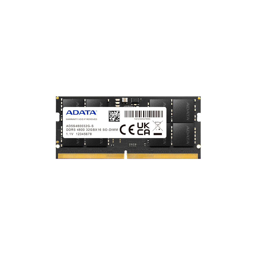 Barrette Mémoire SoDIMM ADATA 32 Go DDR5 4800 MHz