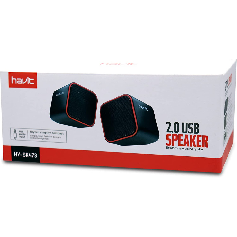Haut Parleur Havit SK473 USB Noir