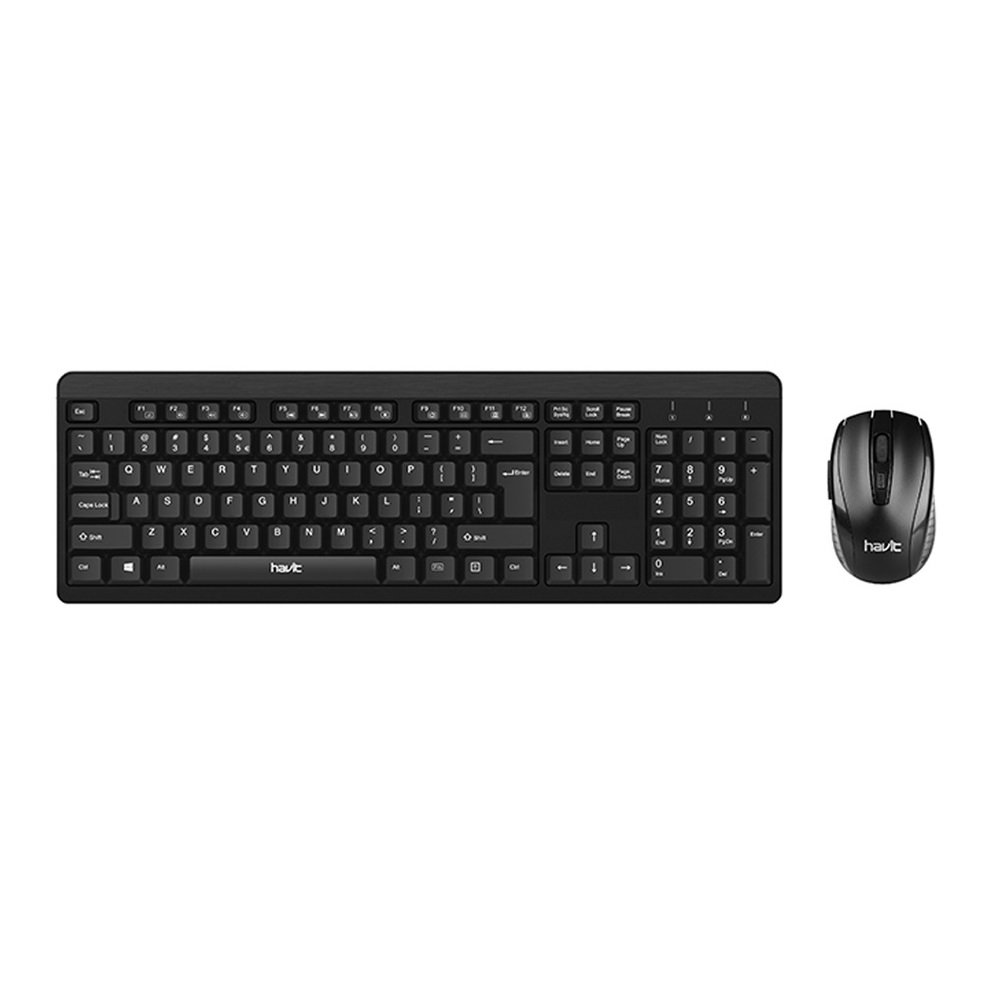Ensemble Clavier et Souris Sans Fil Havit KB260GCM / Noir
