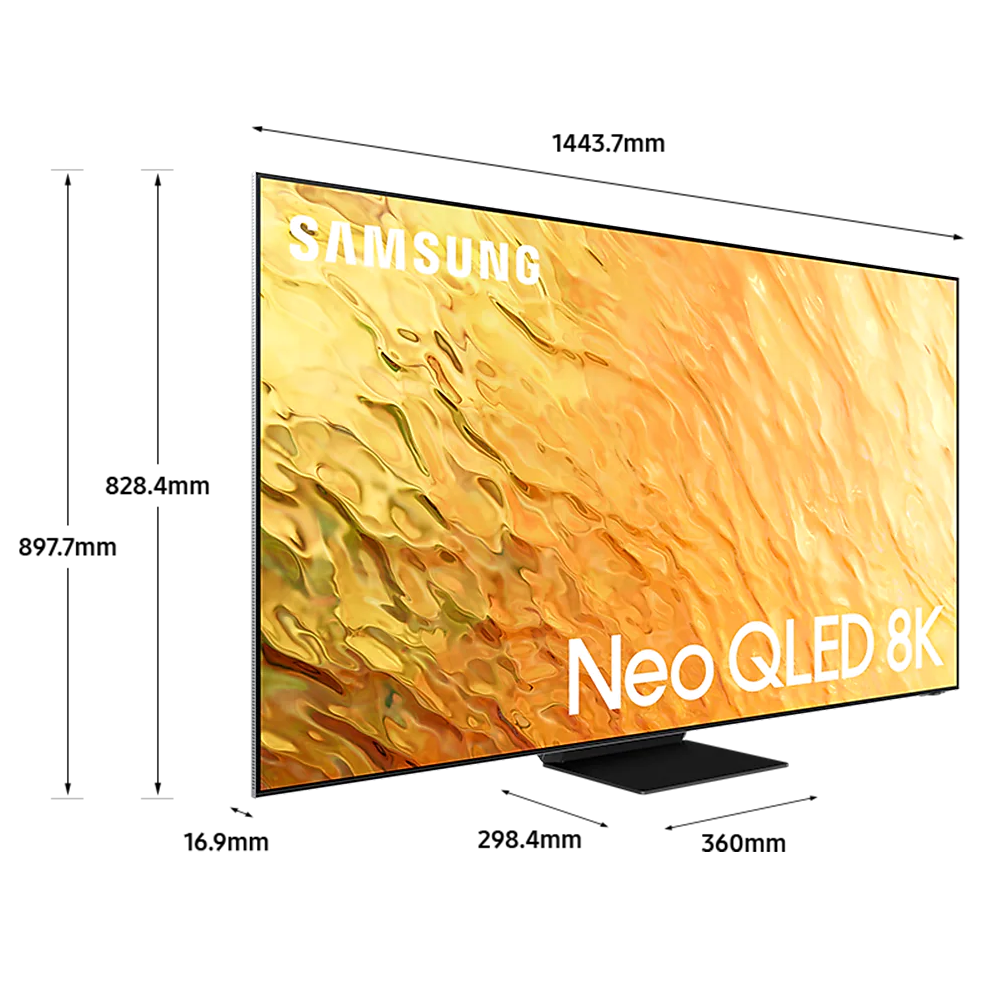 TV Samsung 75" QN800B Neo QLED 8K Smart TV Série 8