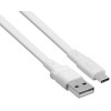 Câble RivaCase PS6002 WT12 USB Vers USB Type C / Blanc