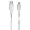 Câble RivaCase PS6002 WT12 USB Vers USB Type C / Blanc