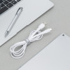 Câble RivaCase PS6002 WT12 USB Vers USB Type C / Blanc
