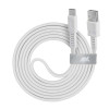 Câble RivaCase PS6002 WT12 USB Vers USB Type C / Blanc