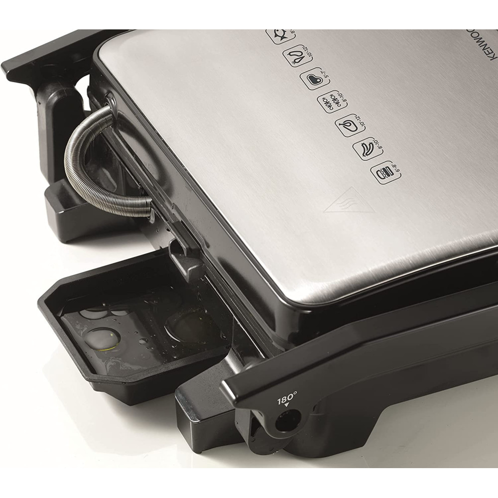 Grill Multifonction Viande et Panini Kenwood Contact 2000W / Silver