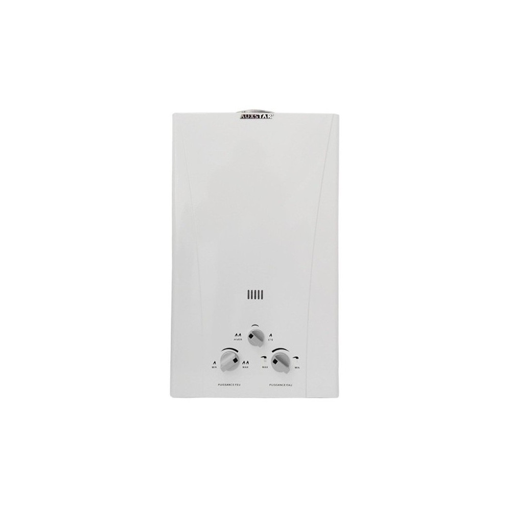 Chauffe Eau Auxstar 10L / Gaz bouteille / Blanc