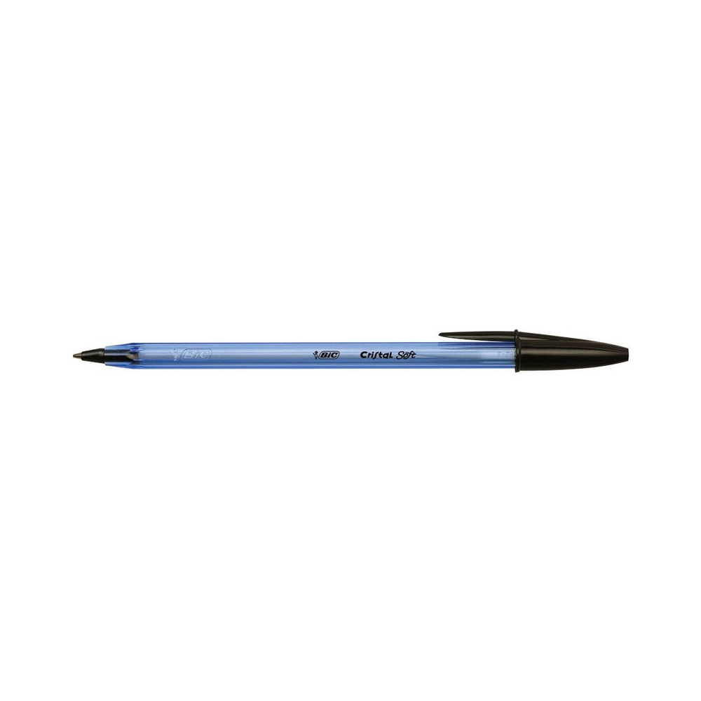 Stylo à bille BIC Cristal Soft 1.2mm / Noir