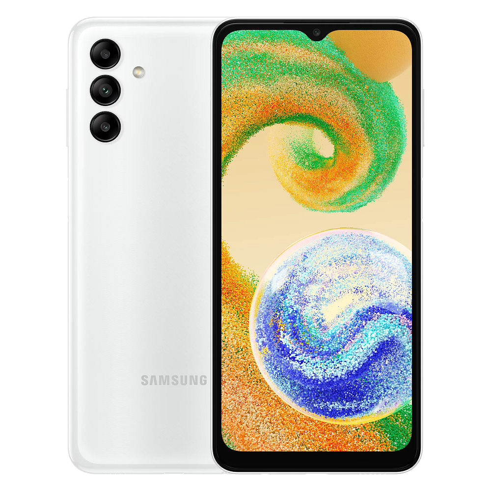 Smartphone Samsung Galaxy A04s / 4 Go / 64 Go / Blanc + Un Abonnement Offert