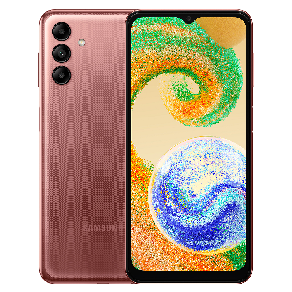 Smartphone Samsung Galaxy A04s / 4 Go / 64 Go / Copper + Un Abonnement Offert