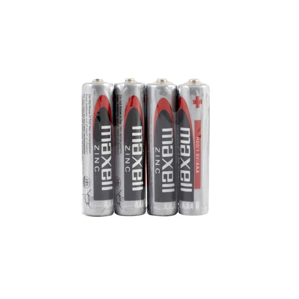 4x Piles MAXELL R03 AAA Shrink 1.5V