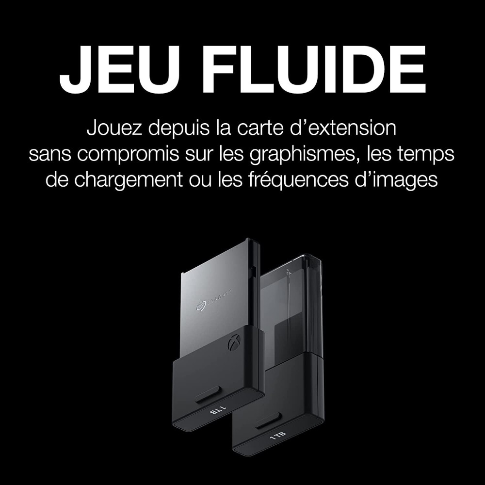 Disque dur externe SSD NVMe Seagate Expansion Card pour Xbox Series X,S / 1 To / Noir