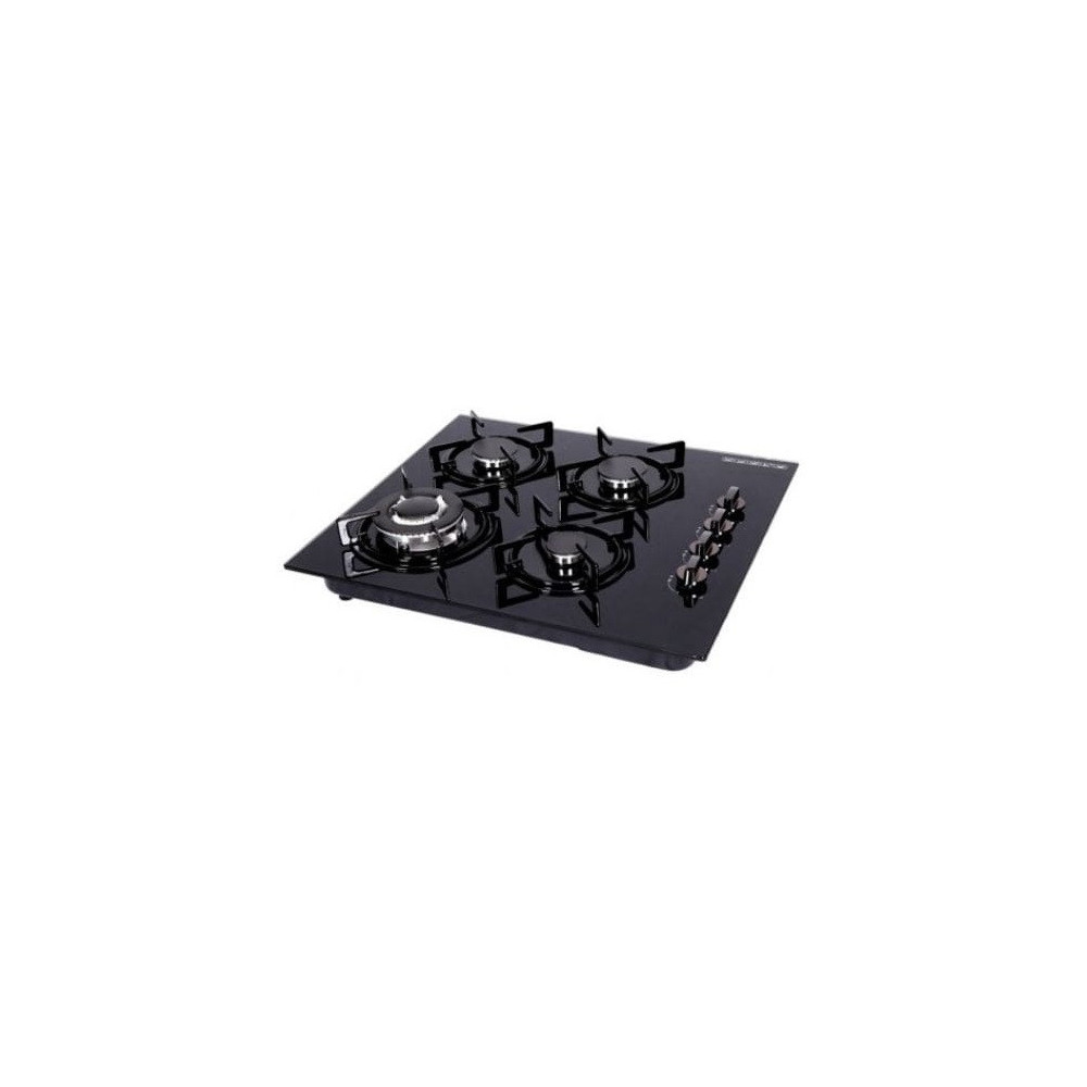 Plaque de cuisson encastrable à gaz Vermax / 4 Feux / 60 cm / Noir