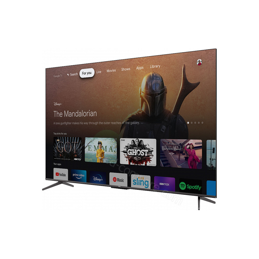 TV TCL P735 55" LED UHD 4K / Smart TV / ANDROID / Noir