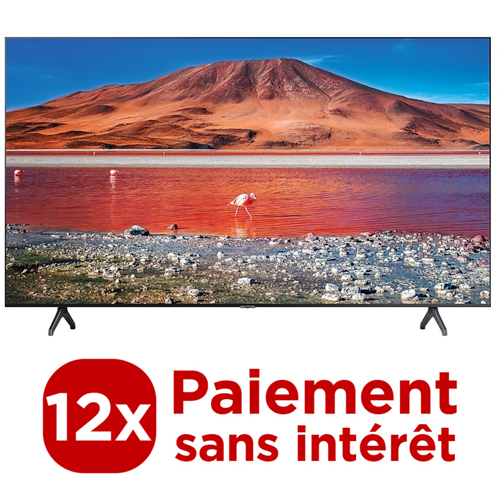 TV Samsung 65" Série 7 Crystal UHD 4k / Smart TV / Wifi