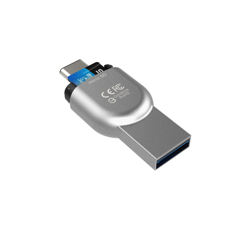 Lecteur de carte mobile Silicon Power USB-A / Type-C
