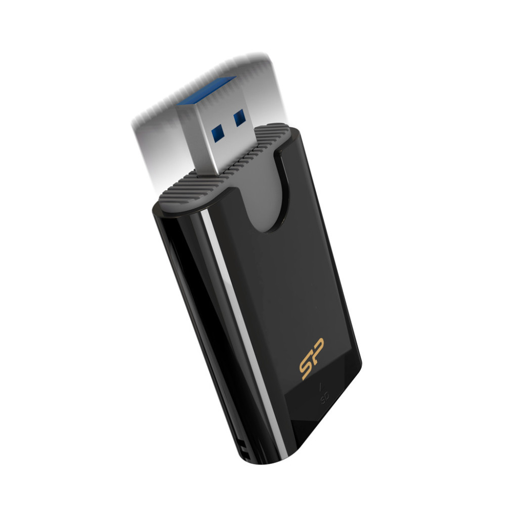 LECTEUR DE CARTE SUPER SPEED SILICON POWER / Noir