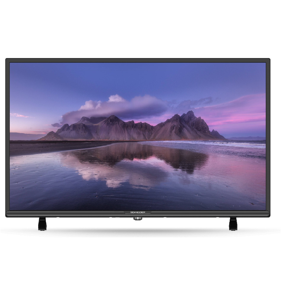 TV Schneider 32" HD avec Récepteur Intégré + Câble HDMI + Support TV Offerts