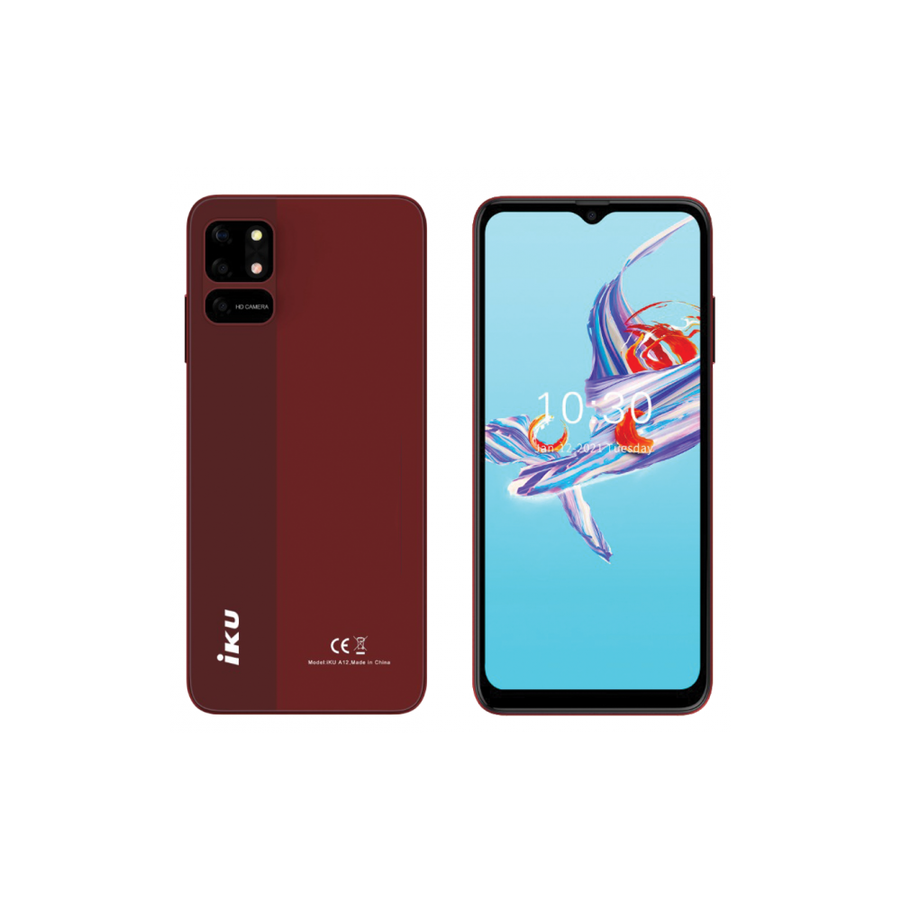 SMARTPHONE IKU A12 /4Go /64Go / Rouge